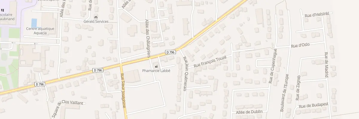 Plan du 9000 Rue Jean Quemerais à Combourg
