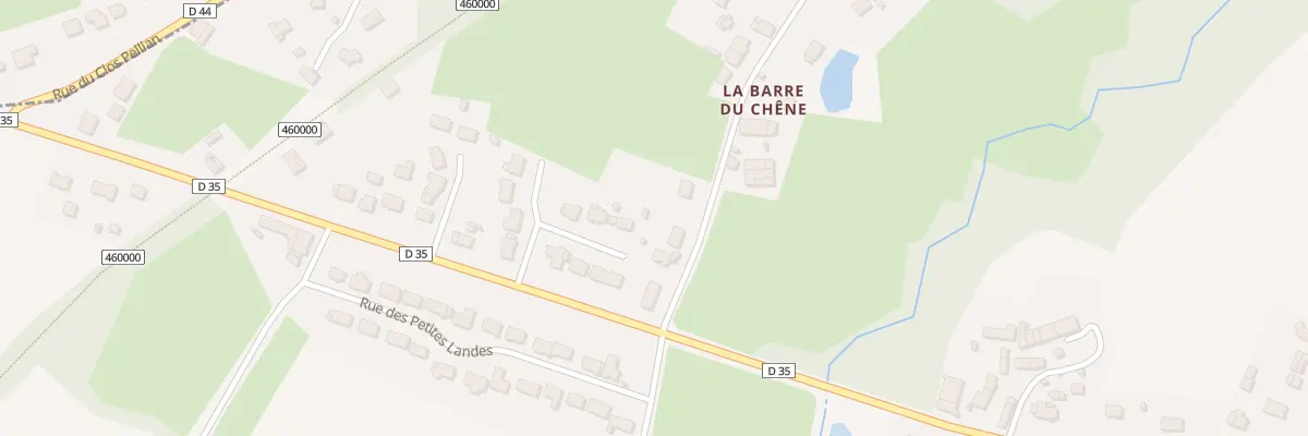 Plan du 44 Rue du Chêne à Vay
