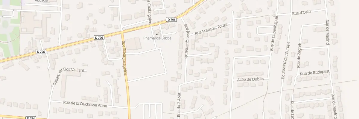 Plan du 9011 Rue Jean Quemerais à Combourg