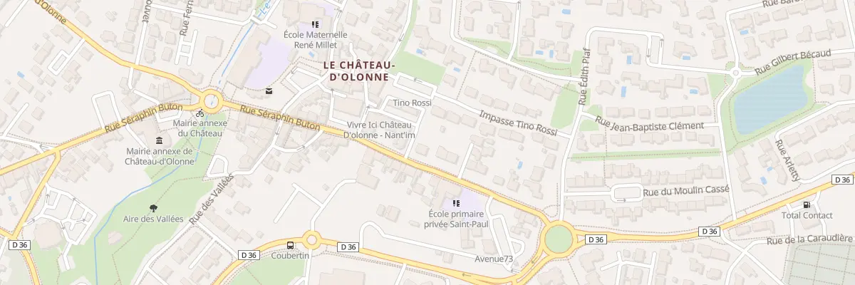 Plan du 14 Rue Séraphin Buton aux Sables-d’Olonne
