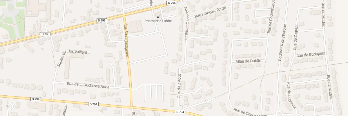 Plan du 3 Rue Adjudant Clair Egron à Combourg