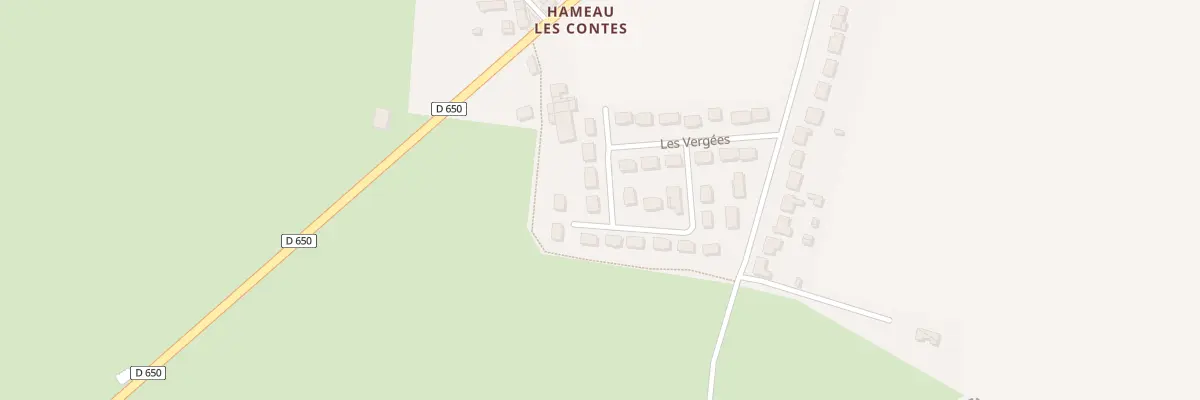 Plan du 22 Les Vergées à Virandeville