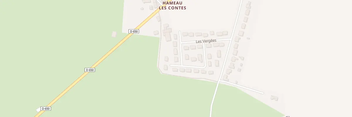 Plan du 22 Les Vergées à Virandeville