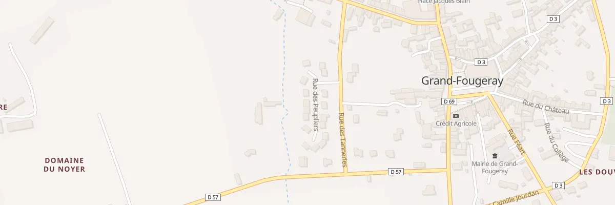 Plan du 7 Rue des Peupliers à Grand-Fougeray