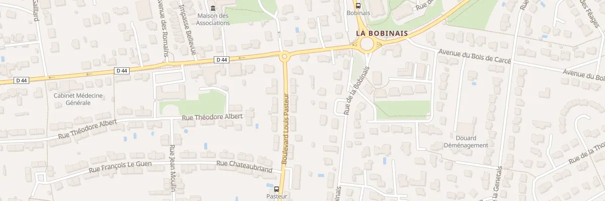 Plan du 7 Bd Pasteur à Bruz