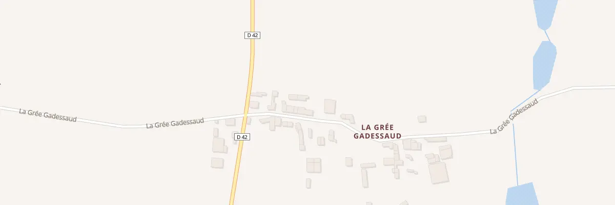 Plan du 5 La Grée Gadessaud à Pierric