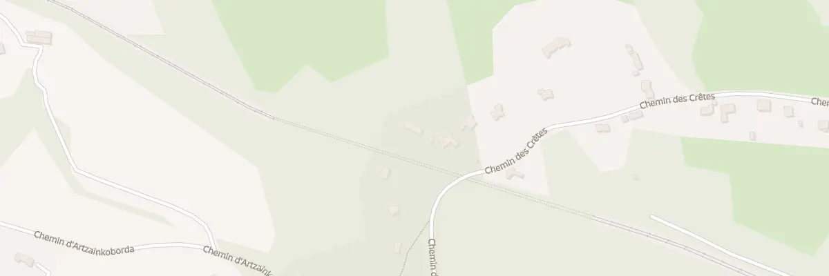 Plan du 2085 Che des Crêtes à Urrugne