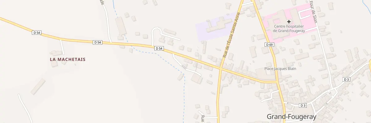 Plan du 30 Rue de la Duchesse Anne à Grand-Fougeray