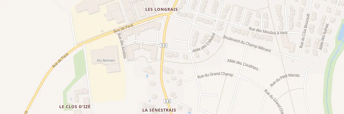 Plan du 7 All des Néfliers à La Chapelle-des-Fougeretz
