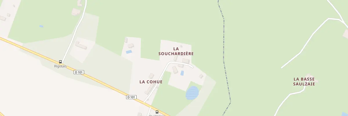 Plan du 6136 La Souchardiere à Saint-Étienne-de-Montluc