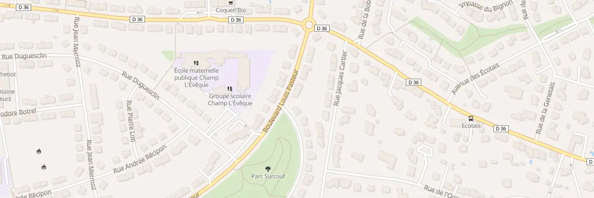 Plan du 37 Bd Pasteur à Bruz