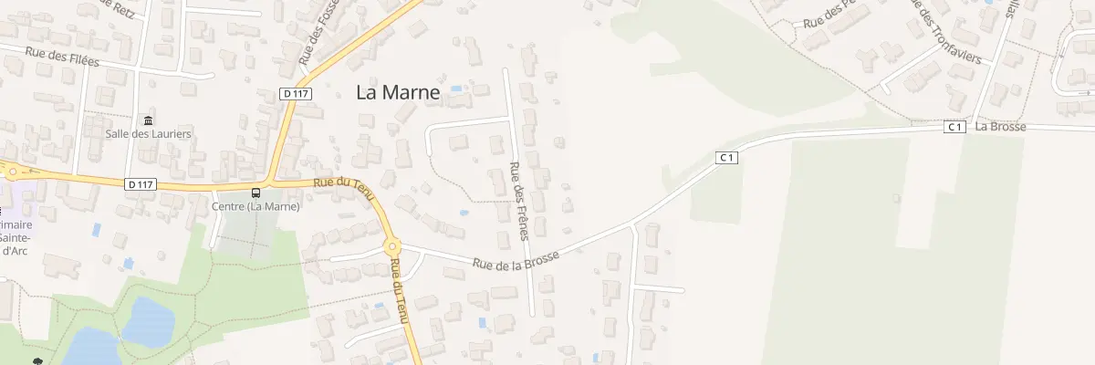 Plan du 6 Rue des Frenes à La Marne