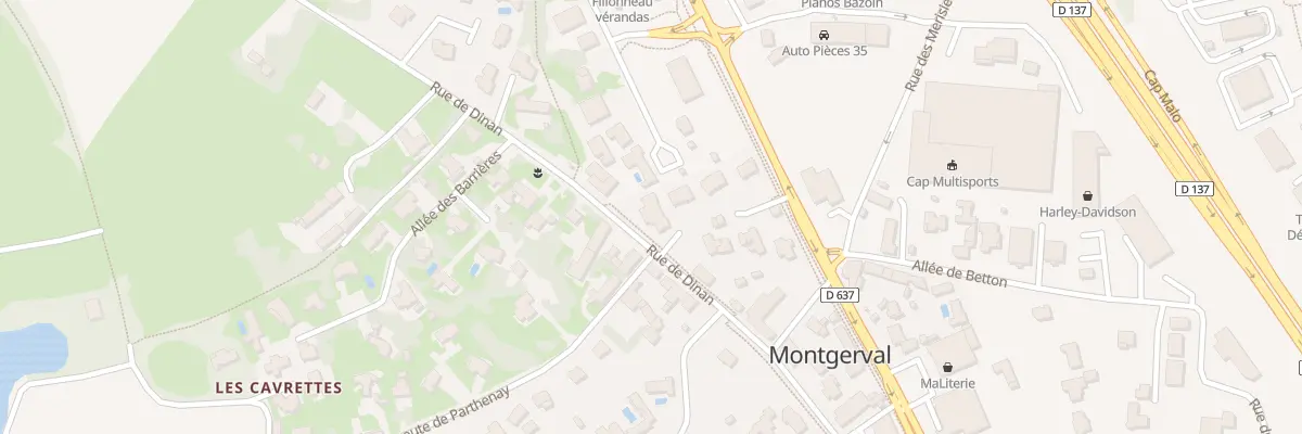 Plan du 3B Rue de Dinan à La Mézière