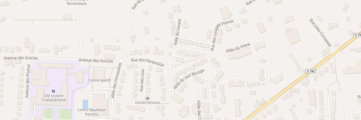 Plan du 1 All Du Charme à Combourg