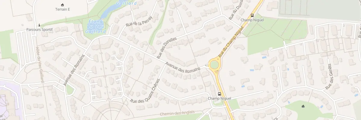 Plan du 51 Av des Romains à Bruz