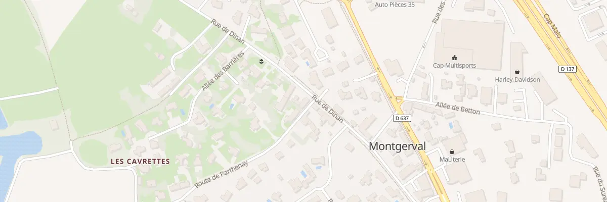 Plan du 10 Rue de Dinan à La Mézière