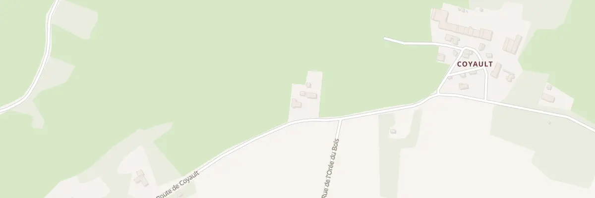 Plan du 7584 Rte de Coyault à Blain