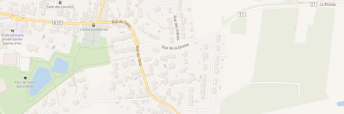 Plan du 4 Rue de la Brosse à La Marne