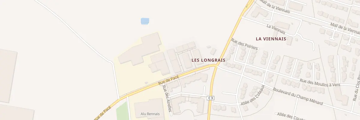 Plan du 2 Rue de Pacé à La Chapelle-des-Fougeretz