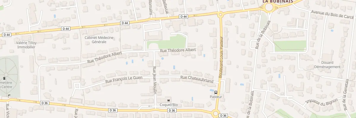 Plan du 52 Rue Théodore Albert à Bruz