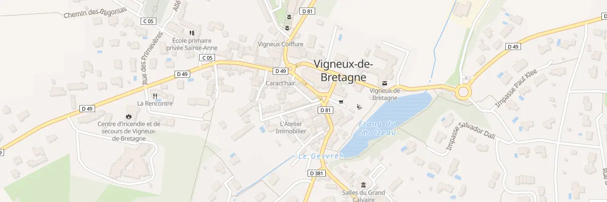 Plan de All de l’Ancienne Cure à Vigneux-de-Bretagne