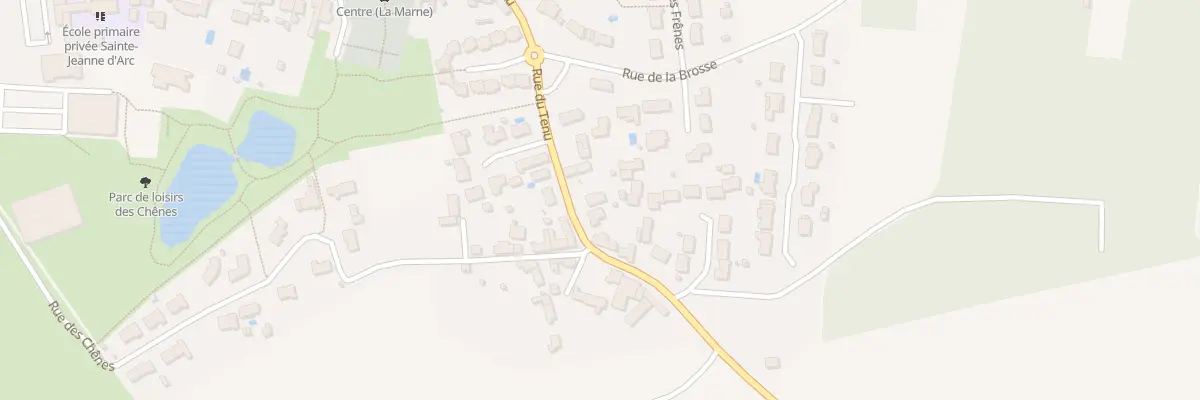 Plan du 19B Rue du Tenu à La Marne