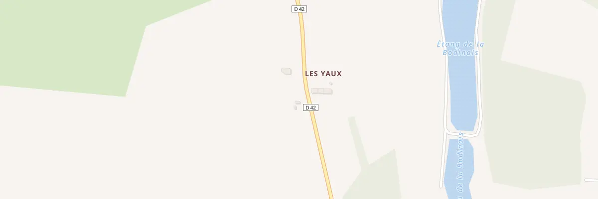 Plan du 4 Les Yaux à Pierric