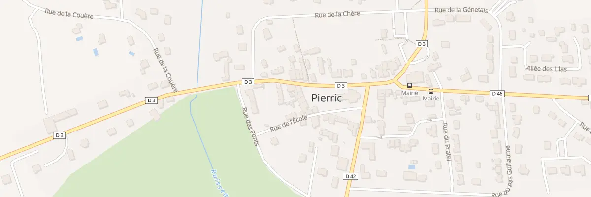 Plan du 9 Pl de l’Eglise à Pierric