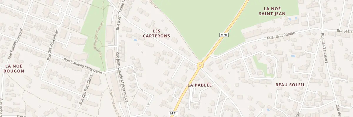 Plan du 1 Imp des Carterons à Couëron