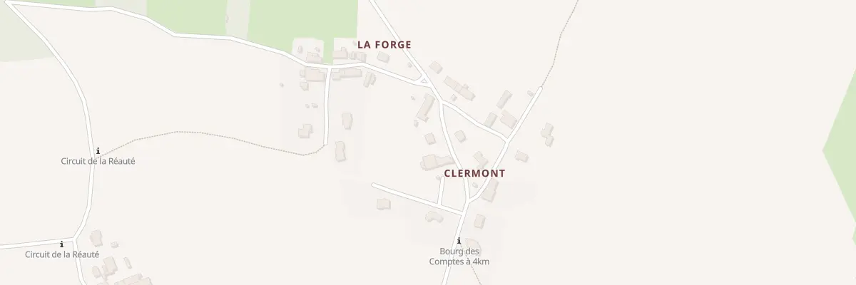 Plan du 5692 Clermont à Bourg-des-Comptes