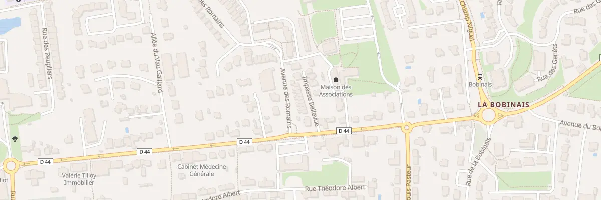 Plan du 10 Av des Romains à Bruz