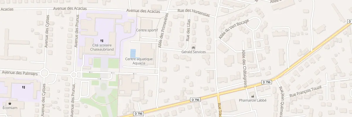 Plan du 2 Rue Des Lilas à Combourg