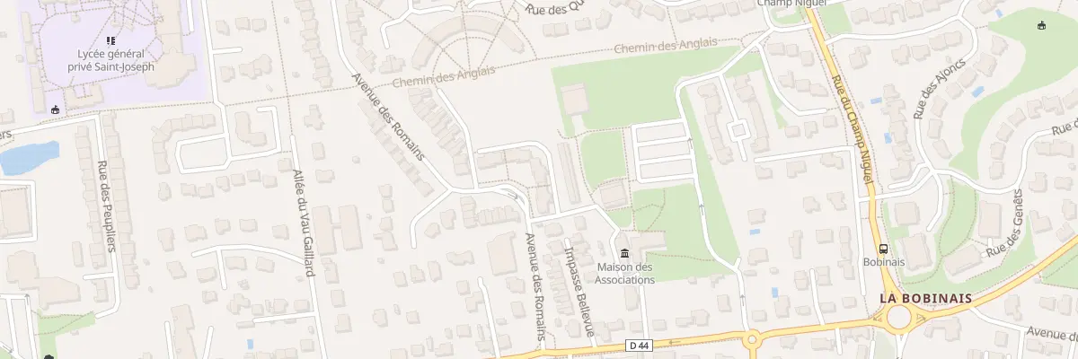 Plan du 8 Sq des Anglais à Bruz