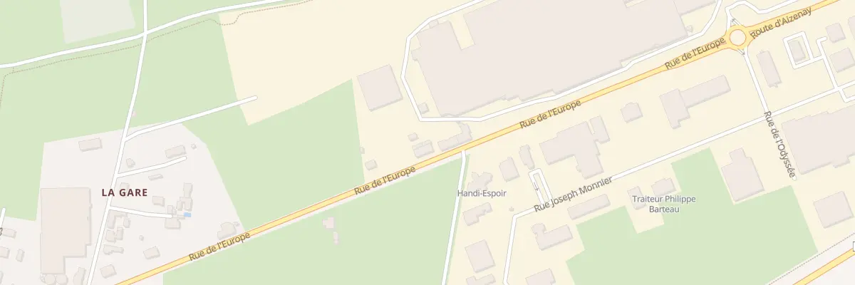 Plan du 99 Rue de l’europe à Coëx
