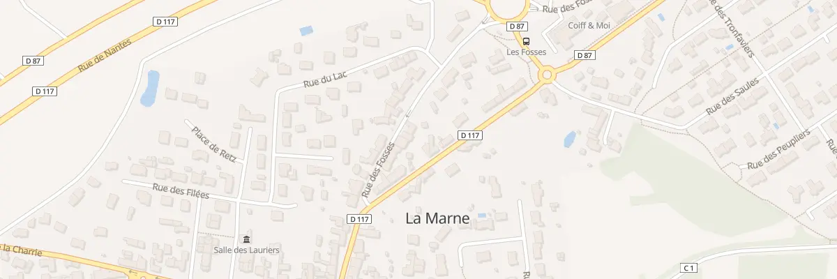 Plan du 8 Rue des Fosses à La Marne