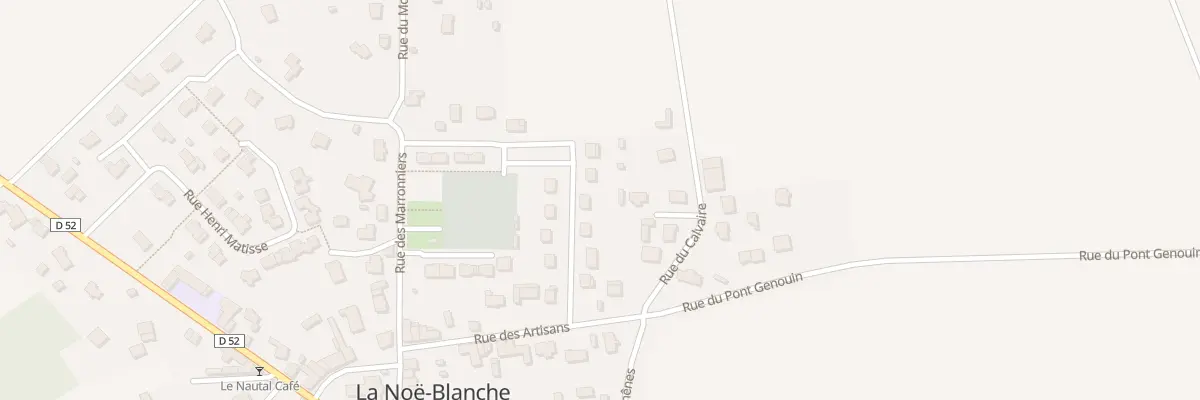 Plan du 8 Rue de l’Hermine à La Noë-Blanche
