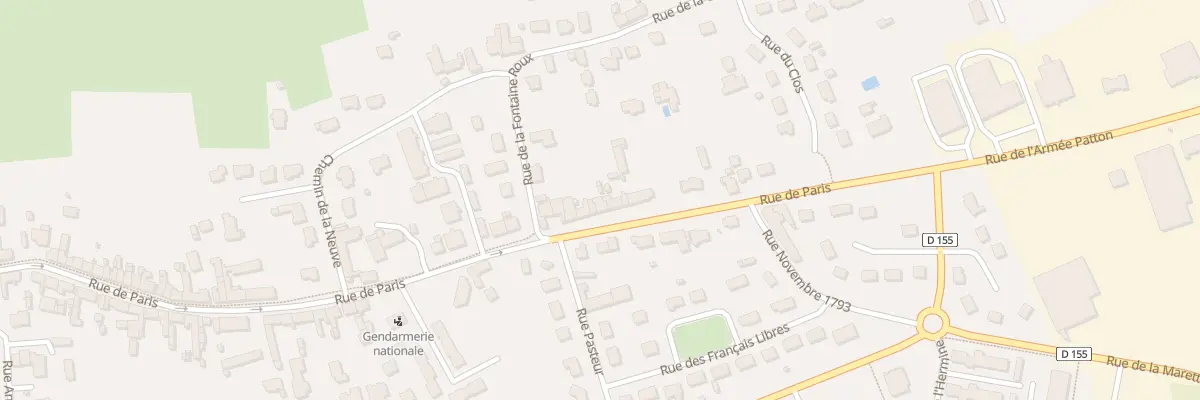 Plan du 97 Rue de Paris à Dol-de-Bretagne