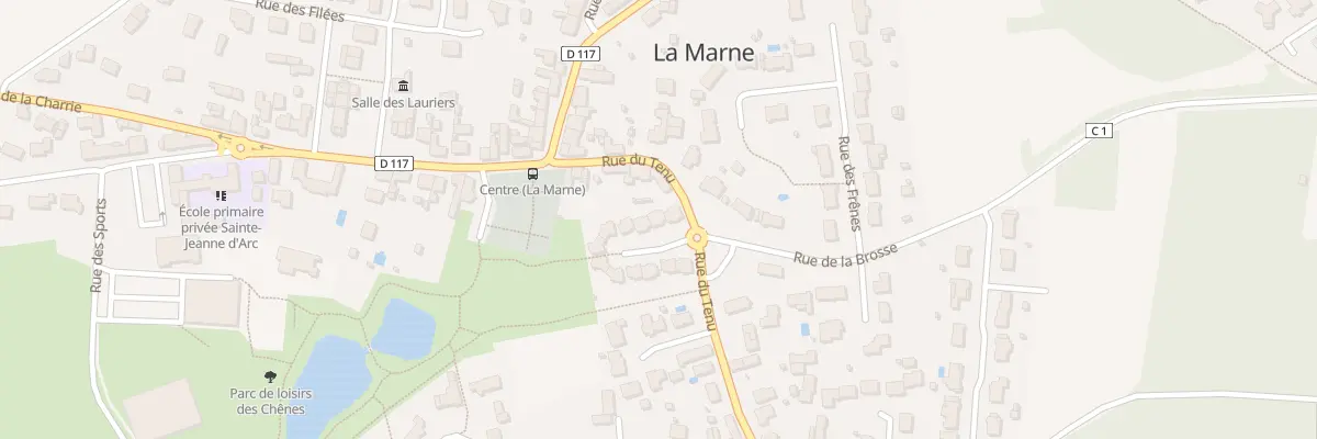 Plan du 4 Rue Residence du Tenu à La Marne