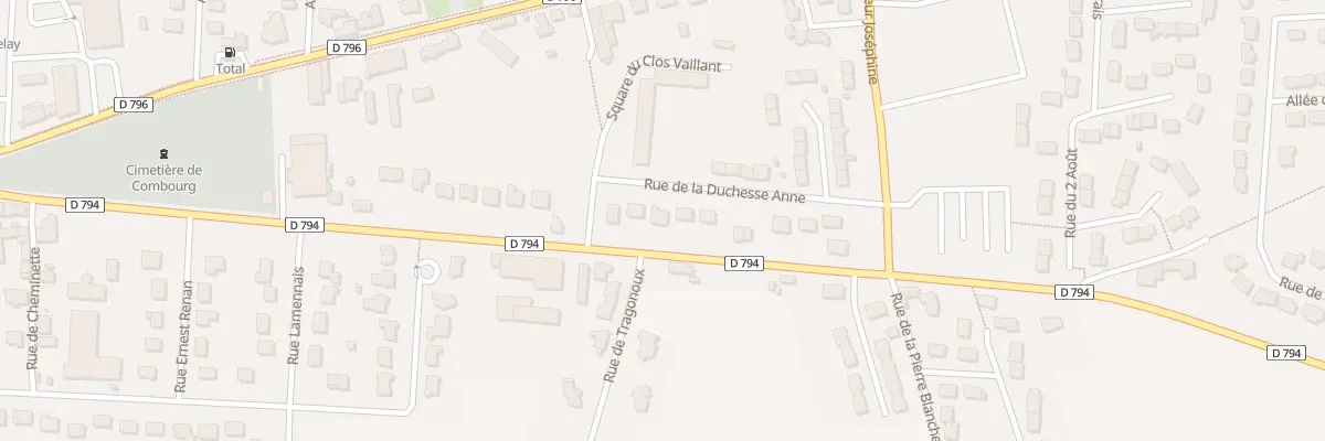 Plan du 6 Rue De La Duchesse Anne à Combourg
