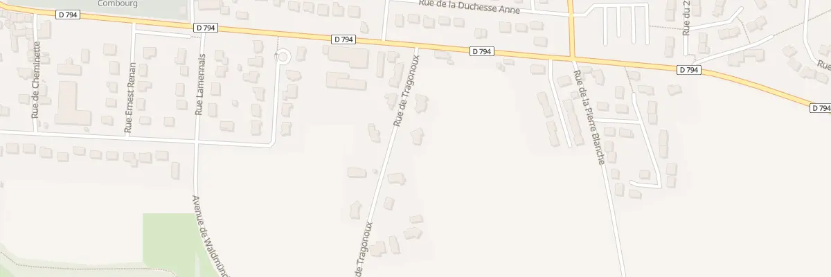 Plan du 7 Rue De Tragonoux à Combourg