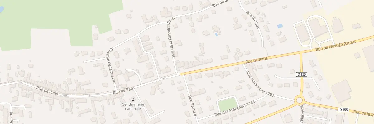 Plan du 91 Rue de Paris à Dol-de-Bretagne