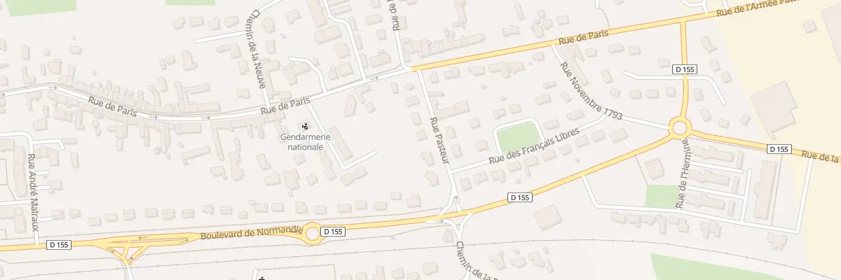 Plan du 8 Rue Pasteur à Dol-de-Bretagne