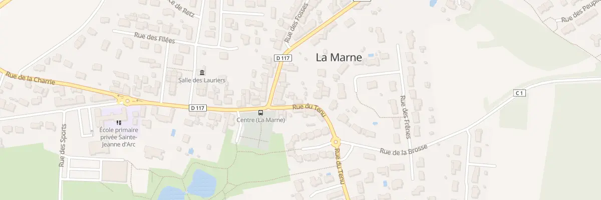 Plan du 7 Rue du Tenu à La Marne