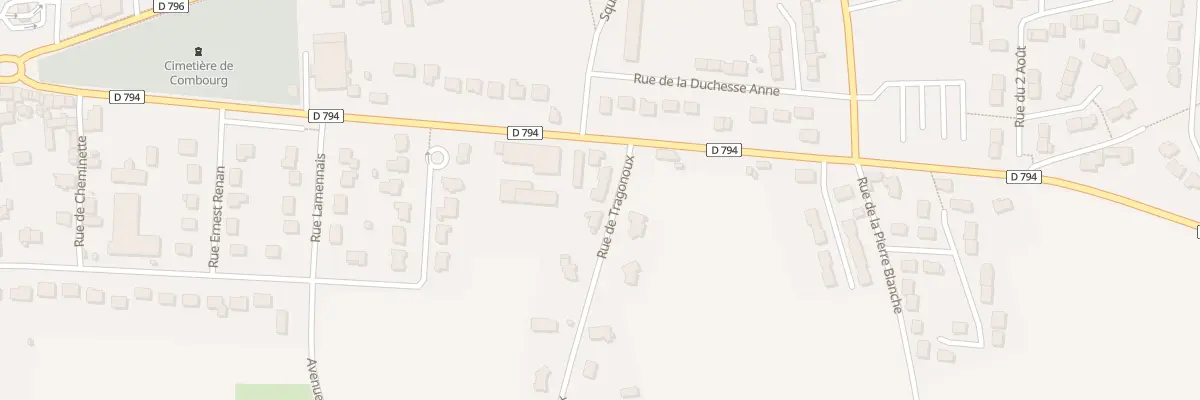Plan du 2B Rue De Tragonoux à Combourg