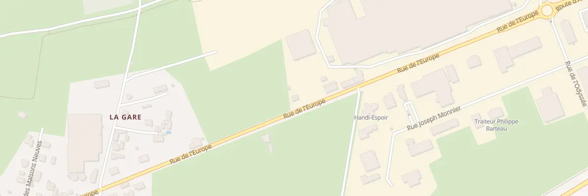 Plan du 93 Rue de l’europe à Coëx