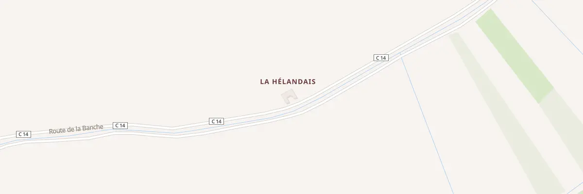 Plan du 1 La Hélandais à Mont-Dol