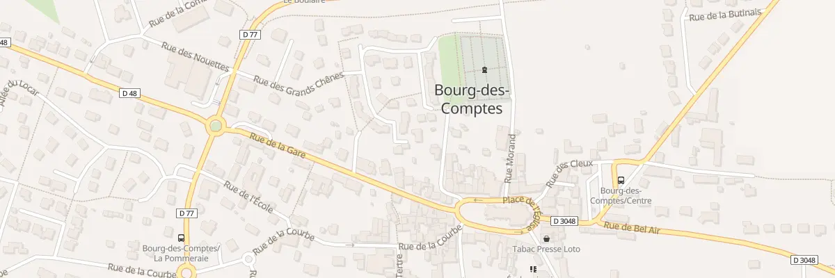 Plan du 12 Rue des Mésanges à Bourg-des-Comptes