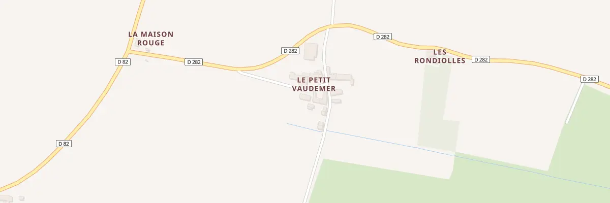 Plan du 2 Le Petit Vaudemer à Mont-Dol