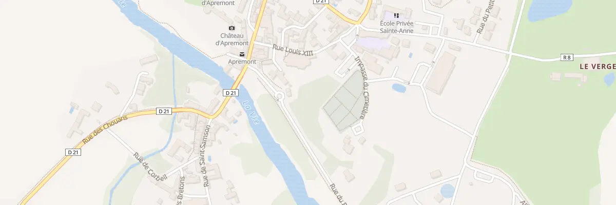 Plan du 7 Rue du barrage à Apremont