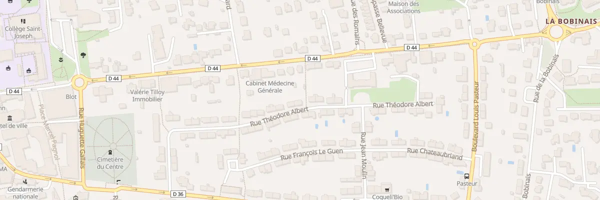 Plan du 39 Rue Théodore Albert à Bruz